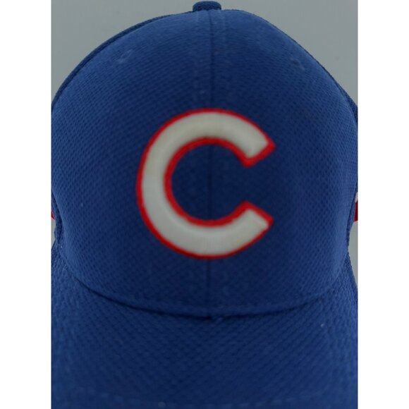 Chicago Cubs New Era 39THIRTY MLB Authentic Stretch Fit Cap M/L Navy - Picture 6 of 6